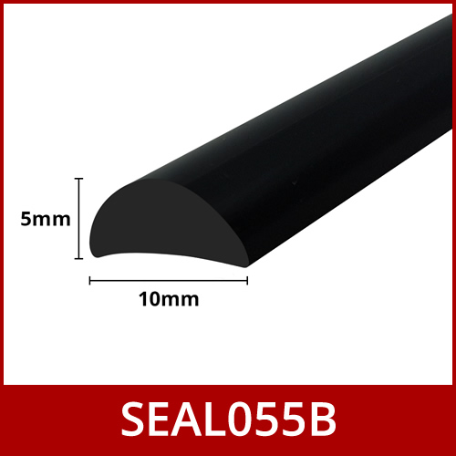 SEAL 017 - 4-6mm Glass - Gaps up to 20mm - Pre-Curved