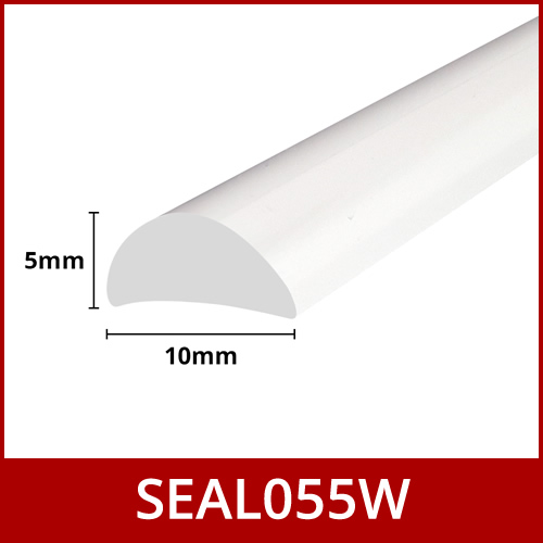 SEAL 016 - 4-6mm Glass - Gaps up to 16mm - Pre-Curved