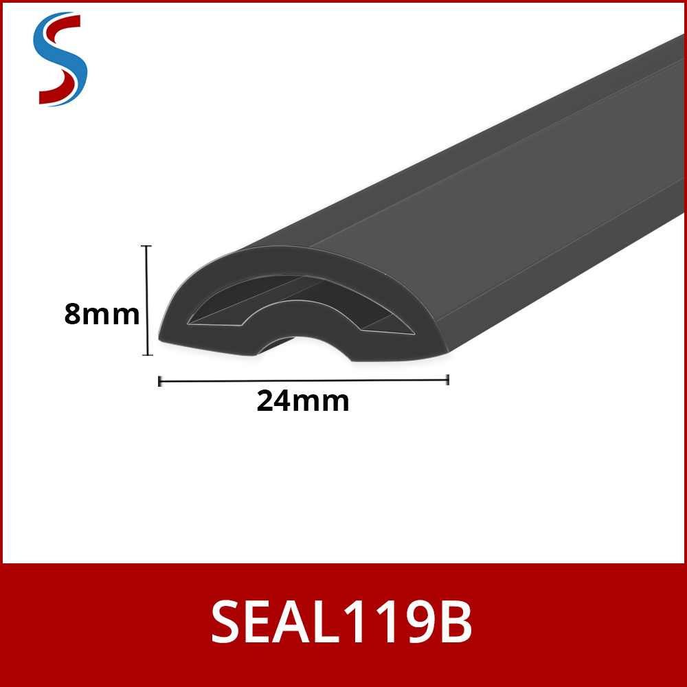 SEAL 017 - 4-6mm Glass - Gaps up to 20mm - Pre-Curved